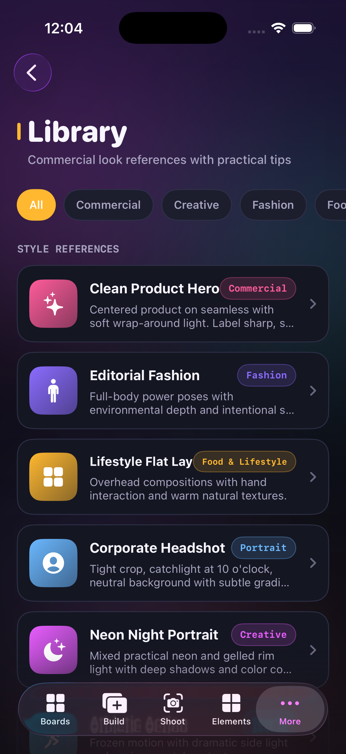 Workflow guide for pre-shoot prep
